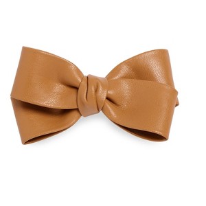 Shiraleah Faux Leather Bow Clip - 1 of 4