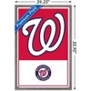 Trends International MLB Washington Nationals - Logo 22 Framed Wall Poster Prints - 3 of 4