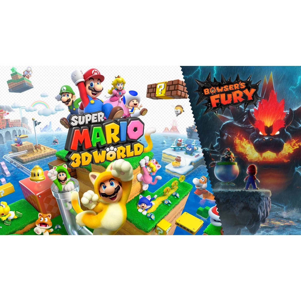 Photos - Game Nintendo Super Mario 3D World + Bowser's Fury -  Switch  (Digital)