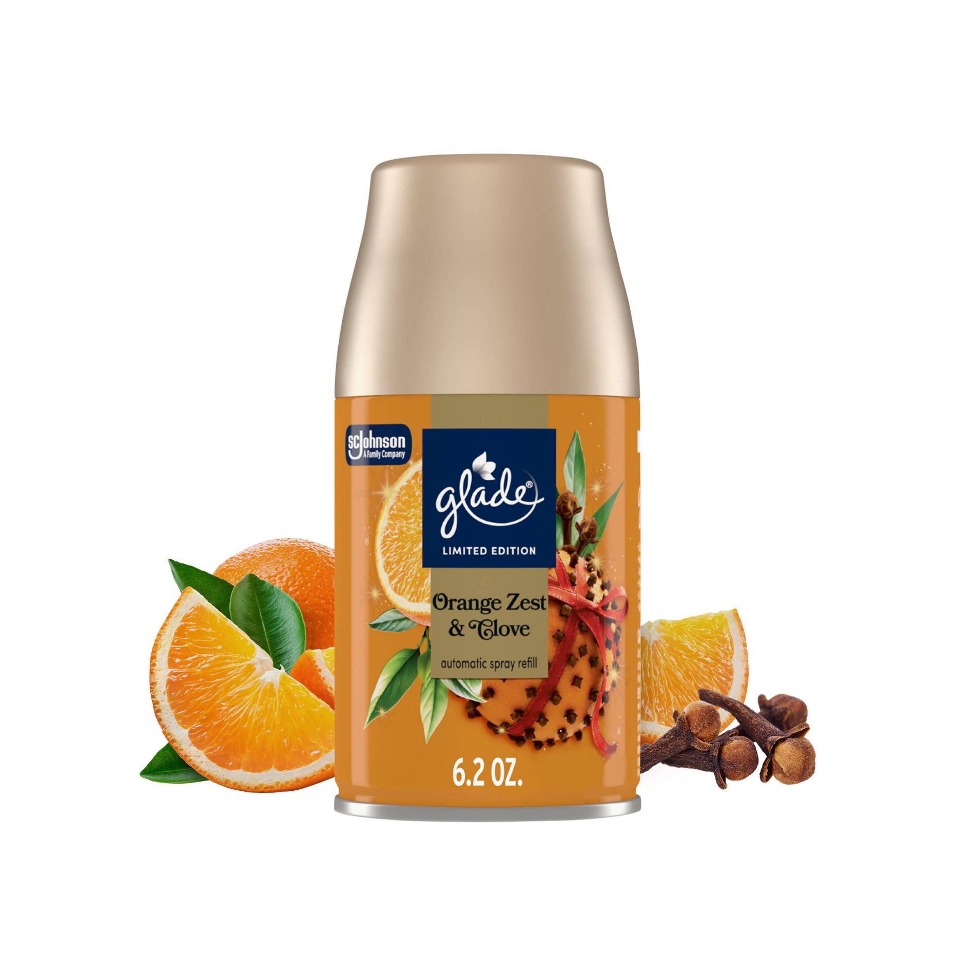 Glade Automatic Spray Air Freshener - Orange Zest & Clove - 6.2oz