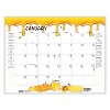 Recycled Honeycomb Desk Pad Calendar, Honeycomb Artwork, 22 x 17, White/Multicolor Sheets, 12-Month (Jan to Dec): 2026 - 2 of 4