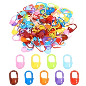 Unique Bargains Plastic Crochet Stitch Markers for Sewing DIY Craft - 1 of 4