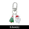 Unique Bargains Christmas Keychain Lobster Clasp Zinc Alloy Multi-colored 1 Pc - 2 of 3