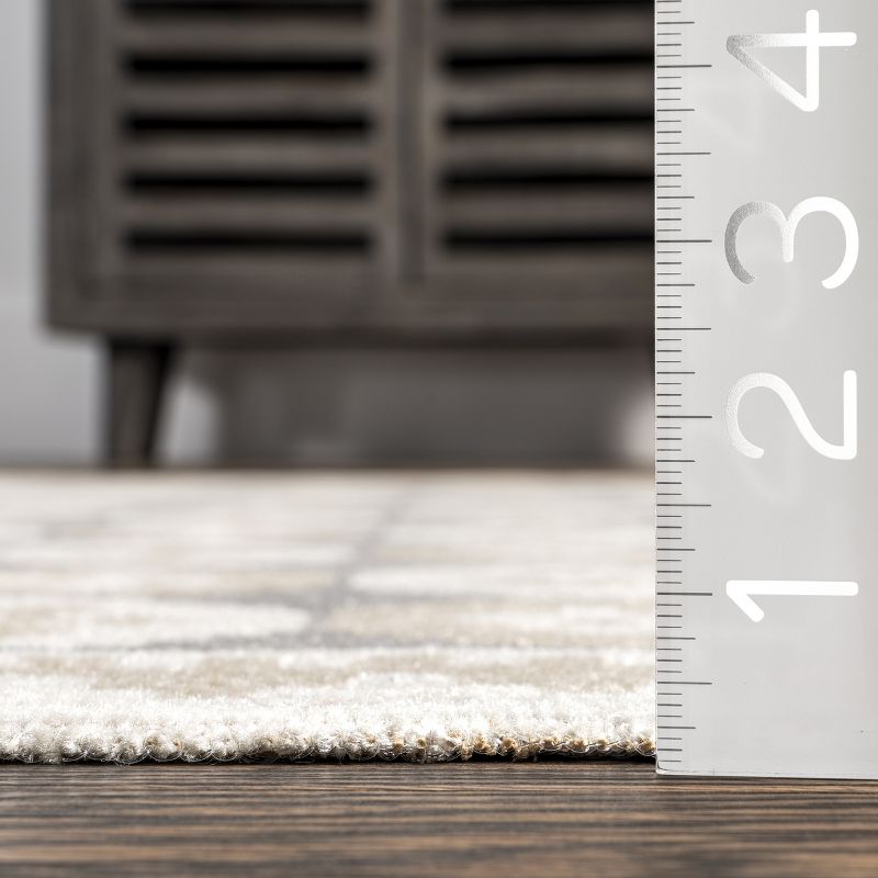 nuLOOM Tari Geometric Striped Indoor/Outdoor Fringe Area Rug, 4 of 11