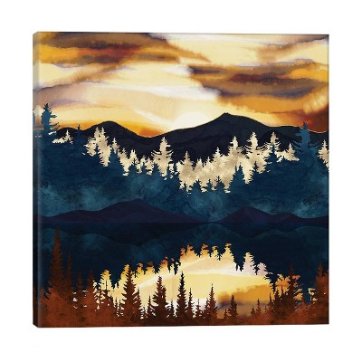 18" x 18" x 0.75" Fall Sunset by Spacefrog Designs Unframed Wall Canvas - iCanvas