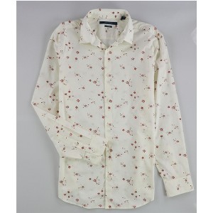 Perry Ellis Mens Ditsy Floral Print Button Up Shirt - 1 of 2