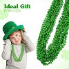 4E’s Novelty St. Patrick's Day Beads Necklace Bulk (72 Pack) - 33" 7mm Green Shamrock Beads, Perfect for Party Favors and Costume Accessories - 2 of 4