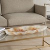 Uttermost Organic Elegance Bowl Natural Agate Mimic Fluid Tones Wavy Edges - 4 of 4