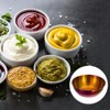 Unique Bargains Thick Stainless Steel Condiment Dishes for Kitchen Restaurant 3.2" Dia - 4 of 4