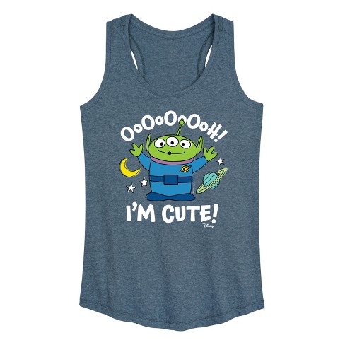 Women's - Disney - Alien Ooh I'm Cute Graphic Racerback Tank - image 1 of 4