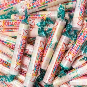 Smarties Tropical Flavor Candy Rolls 1/2/3/4 LBs Gluten Free Great For Parties, Holidays, School, Home, Snack & More - 1 of 3