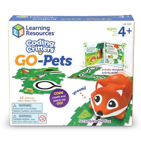 LER3099 dai 4 Anni in avanti Learning Resources- Dipper Il Narvalo Go-Pets Coding Critters STEM Gioco per avvicinarsi alla Programmazione Cucciolo interattivo