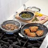Cuisinart 6pc (8" ,10"and 12") FusionPlus Stainless Steel Skillet Set with Lids - 2 of 4