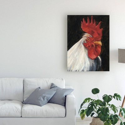 18" x 24" Rooster Portrait I by Ethan Harper - Trademark Fine Art