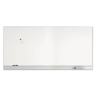 Iceberg Magnetic Dry Erase Board Coated Steel 96 x 46 Aluminum Frame 31280