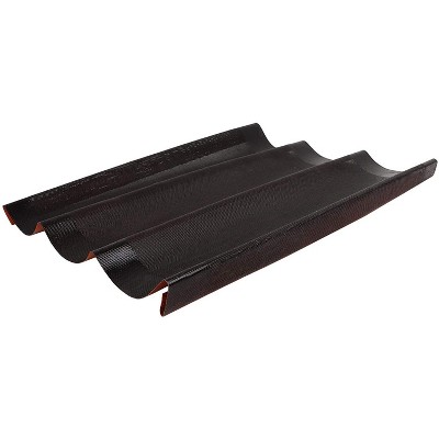 Sasa Demarle SB 620L420 03 Silform Flexipan Air Baguette with 3 Channels 24.37 Inch Long