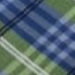 blue, white, navy and green