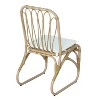 Dexmalle Outdoor PE Wicker Chairs with Washable Cushion Set of 2 - 4 of 4
