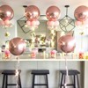 PartyWoo Foil Balloons Rose Gold Giant 4D 22 Inch 6 pcs - 2 of 4