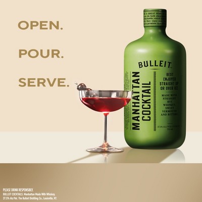 Bulleit Bourbon Manhattan Ready To Drink - 375ml Bottle
