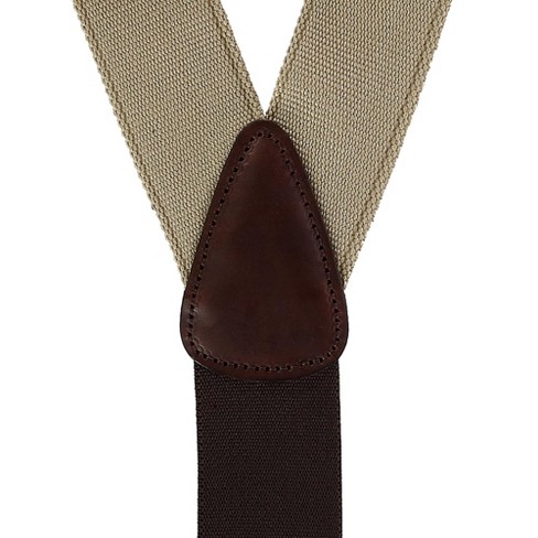 Ctm Men's Canvas Button-end Old West Suspenders (tall Available), X ...