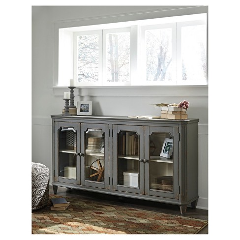decorative storage cabinets flat g - signature designashley : target
