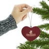 Bellarmine University Primary Logo Heart Love Wood Christmas Tree Holiday Ornament - 3 of 3