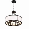 Crystorama Lighting Bryant 4 - Light Chandelier in  Black Forged - 3 of 4