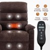 Okak Chenille Accent Recliner Chair with Lift Heating and Massage Function Modern Power Motion Recliner with Power-Remote Dual Motor - 2 of 4