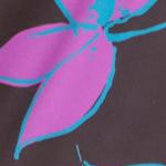 black leaf floral