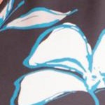 black leaf floral