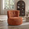 Art Leon Jacquard Flannel Fabric Modern Swivel Accent Side Chair - 4 of 4