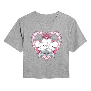 Women's - Pokémon - Tandemaus Coquette Cropped Graphic T-Shirt - 1 of 4
