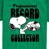 Boys' - Peanuts - Snoopy Pro Record Collector Short Sleeve Graphic T-Shirt - 2 of 4