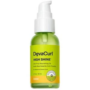 Devacurl HIGH SHINE Anti-Frizz Nourishing Oil (1.7 oz) Deva Curl Serum for Diva Hair Curls | Deva Curl - 1 of 3