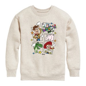 Boys' - Disney - Toying Around Graphic Long Sleeve Fleece Sweatshirt - 1 of 4
