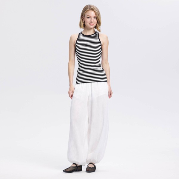 Top sin mangas tipo racerback de cuello redondo y ajuste ceñido para mujer - A New Day™ 3