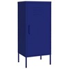 VidaXL Storage Cabinet Navy Blue 16.7"x13.8"x40" Steel - 2 of 4