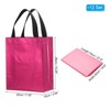 Unique Bargains Reusable Non-Woven Metallic Shiny Gift Bags with Tissue 12 Pcs - 2 of 4