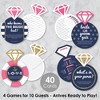 Big Dot of Happiness Last Sail Before The Veil - 4 Nautical Bridal Shower Games - 10 Cards Each - Gamerific Bundle - 2 of 4