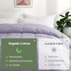 Puredown All Season Organic Cotton Down Comforter - 100% Natural, Chemical-Free, Medium Warmth Duvet Insert - 4 of 4