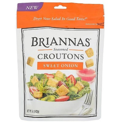 Brianna’s Sweet Onion Flavored Croutons (5 oz) Pack of 4