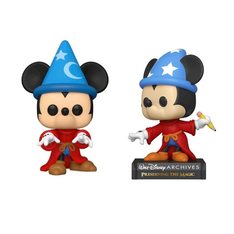 Funko 2 pack Disney Fantasia: Sorcerer Mickey #799, #990, 1 of 3