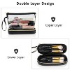 Travel Makeup Bag, Clear Cosmetic Bag Make Up Organizer TSA Approved Toiletry Bag, Waterproof Pouch for Women Purse - 3 of 4