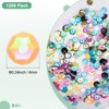 Unique Bargains PVC Durable Lightweight Sequin Embellishments 1200 Pcs - 3 of 4