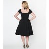 Unique Vintage Womens Sweetheart Midge Swing Dress - 2 of 4