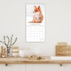 2026 Square Wall Calendar, Foxes, 16-Month Animals Theme with 180 Reminder Stickers (12x12 In) - 2 of 4