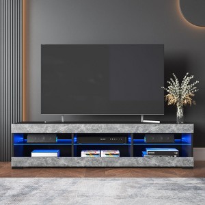 Hommpa 57" LED TV Stand for TVs Up to 65" with Storage Media Console Entertainment Center - 1 of 4