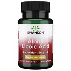 Swanson Dietary Supplements Alpha Lipoic Acid 300 mg 60 Caps