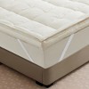 Puredown 100% Organic Cotton Mattress Topper Pillow Top Feather Bed - 4 of 4